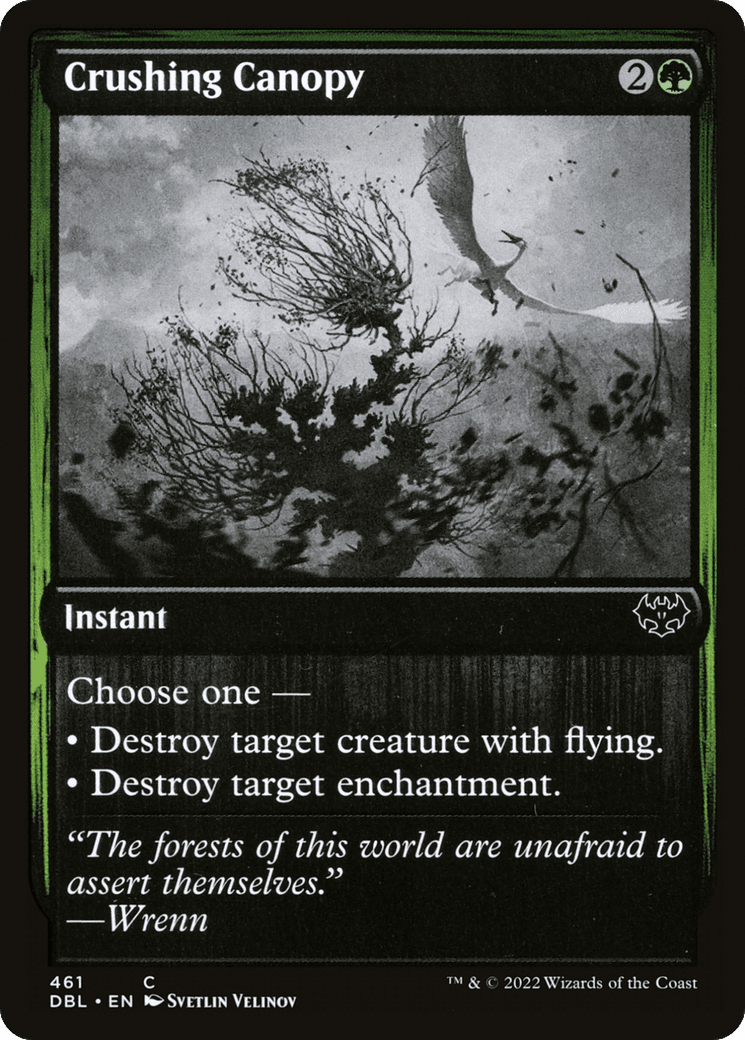 Crushing Canopy [Innistrad: Double Feature] Foil