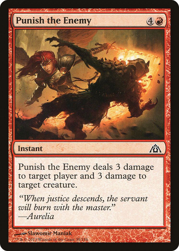 Punish the Enemy [Dragon's Maze] Foil