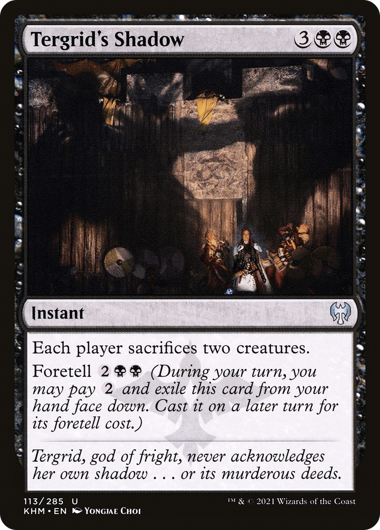 Tergrid's Shadow [Kaldheim] Foil