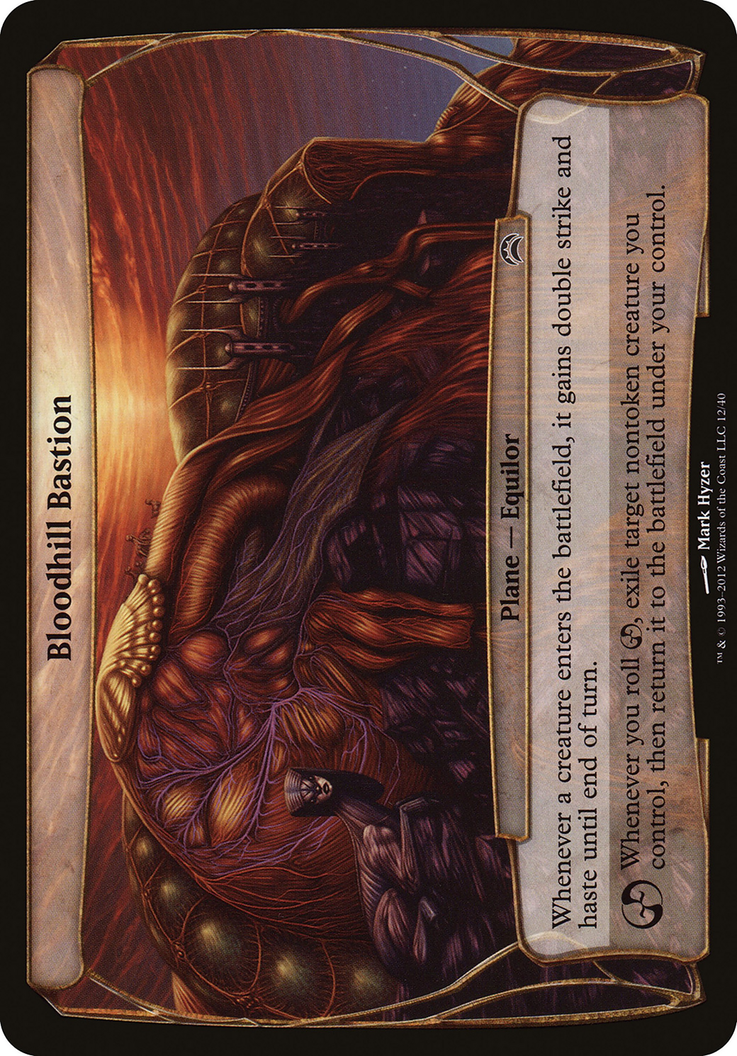 Bloodhill Bastion (Planes) [Planechase 2012 Planes] Foil