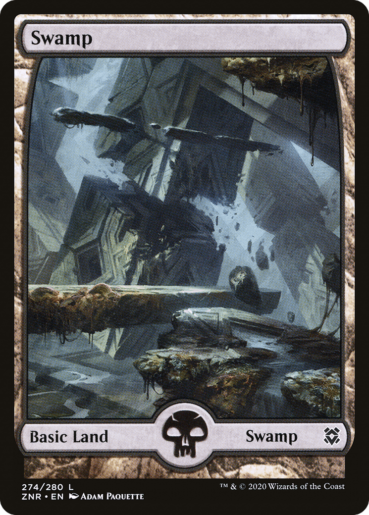 Swamp (274) [Zendikar Rising] Foil