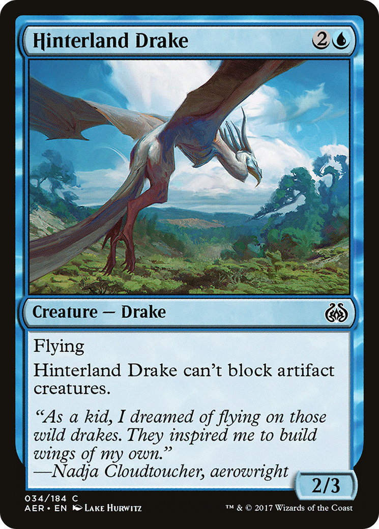 Hinterland Drake [Aether Revolt] Foil