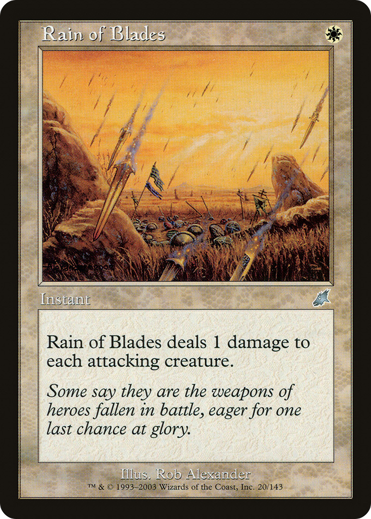 Rain of Blades [Scourge] Foil