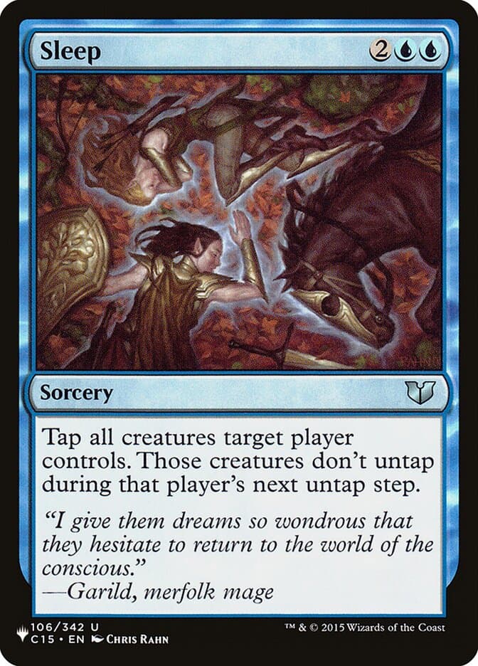 Sleep |  (C15-106) [The List]