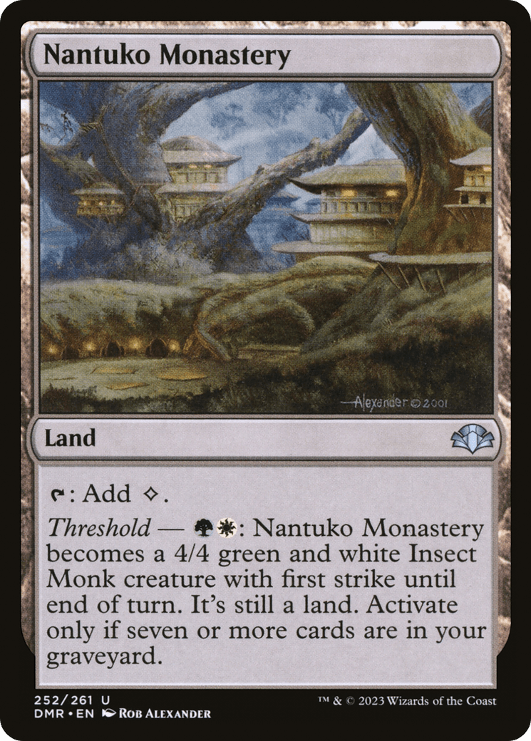Nantuko Monastery [Dominaria Remastered] Foil