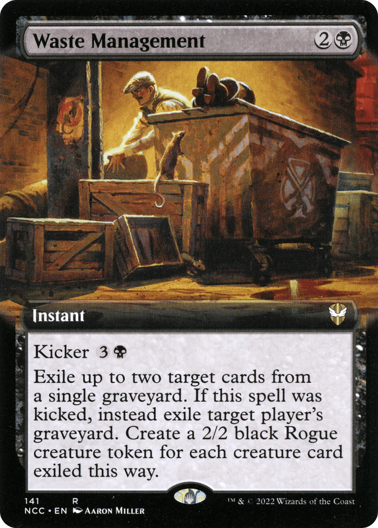 Waste Management (Extended Art) [Streets of New Capenna Commander]