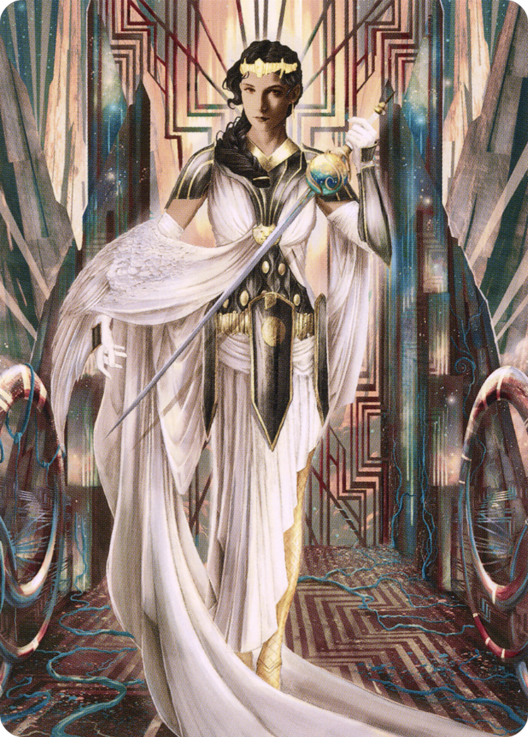 Elspeth Resplendent // Elspeth Resplendent (ASNC-064) - New Capenna Art Series (Borderless) Foil