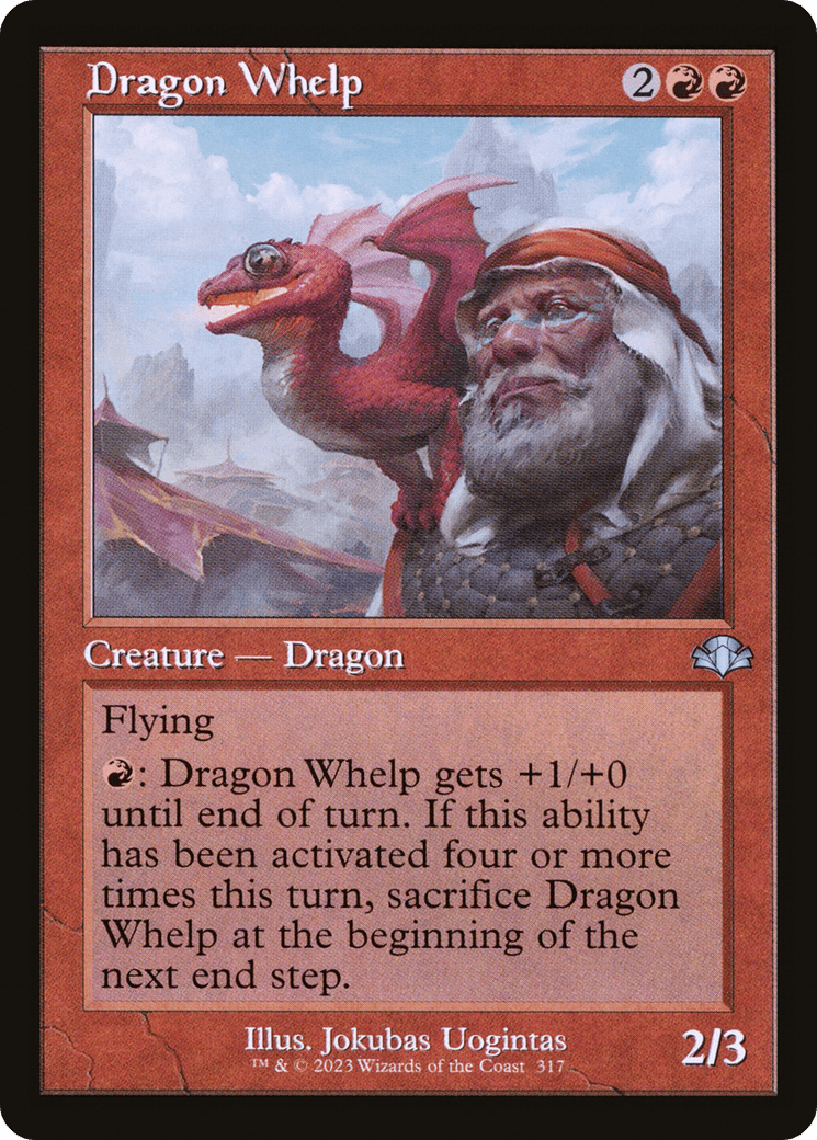 Dragon Whelp (Retro) [Dominaria Remastered] Foil