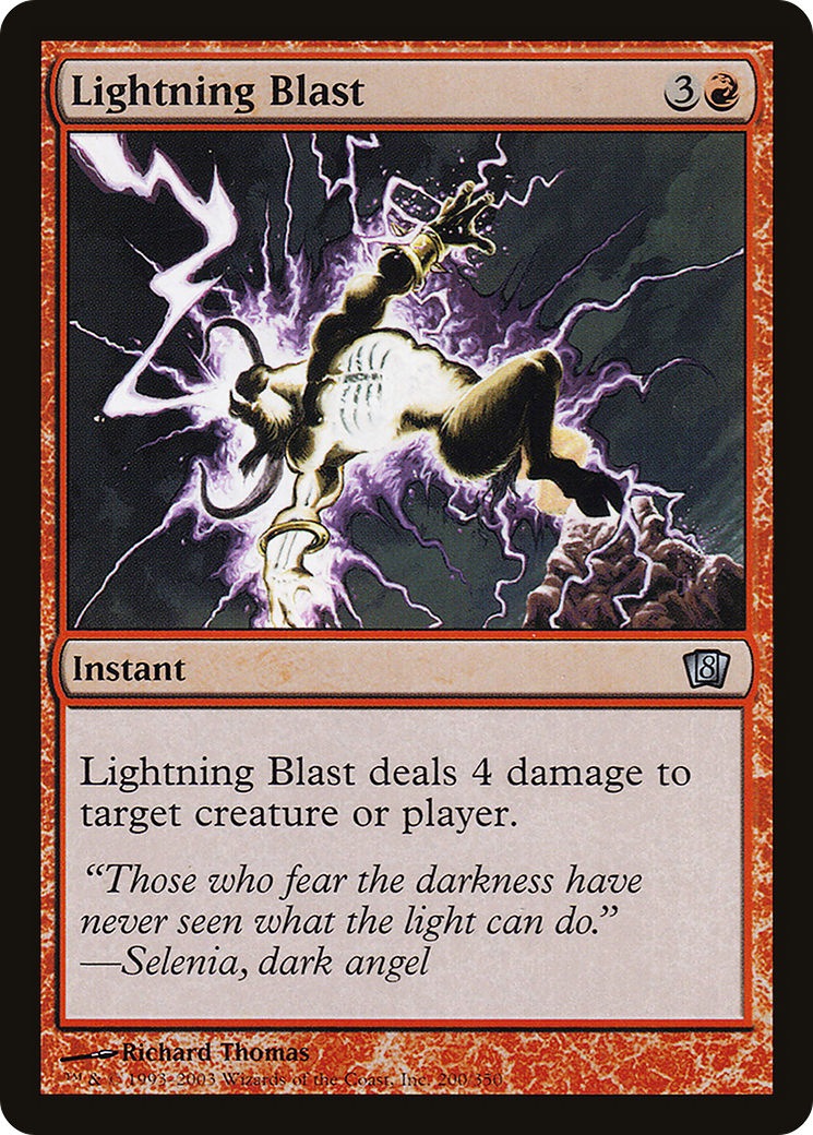 Lightning Blast [Eighth Edition] Foil