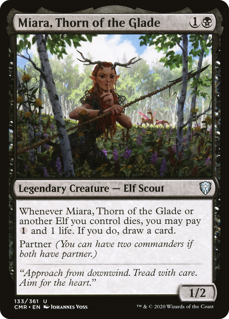 Miara, Thorn of the Glade [Commander Legends] Foil