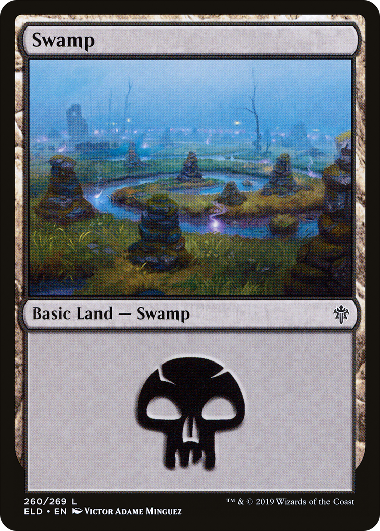 Swamp (260) [Throne of Eldraine] Foil