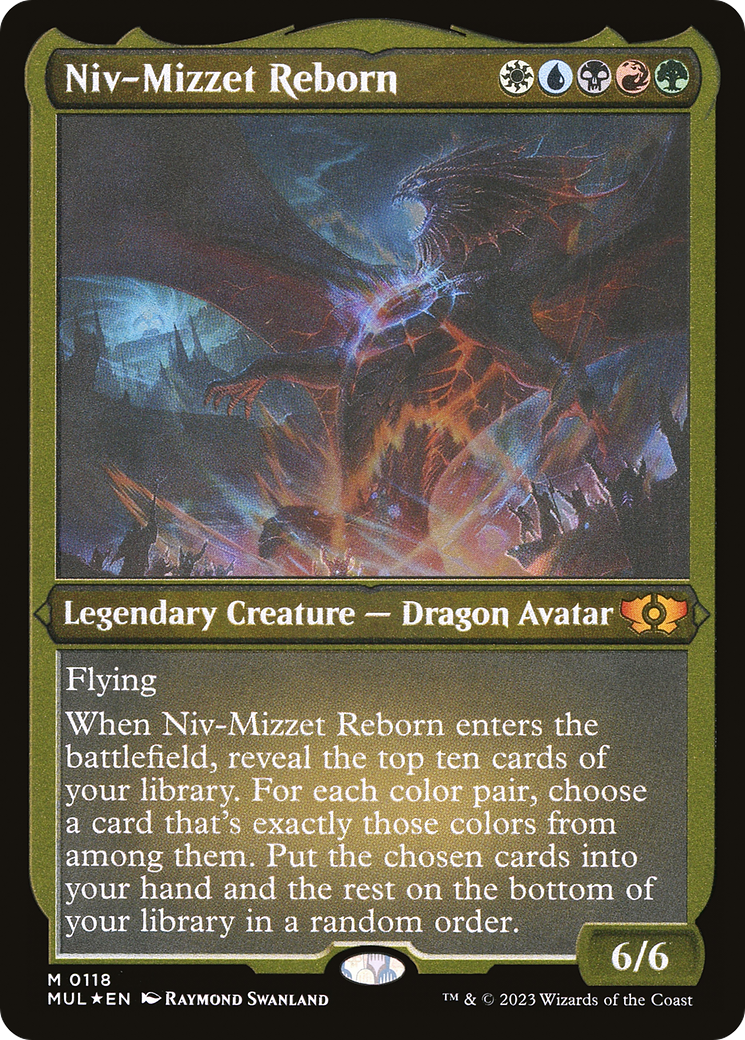 Niv-Mizzet Reborn (118) [Multiverse Legends]  Foil