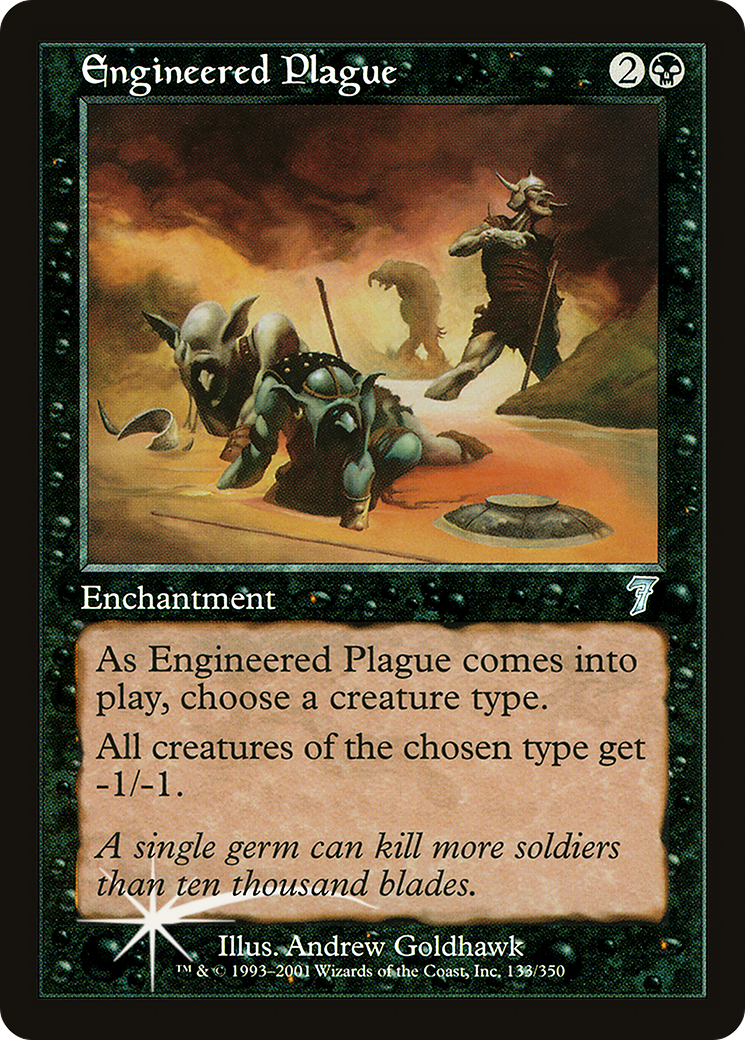 Engineered Plague [Seventh Edition] Foil