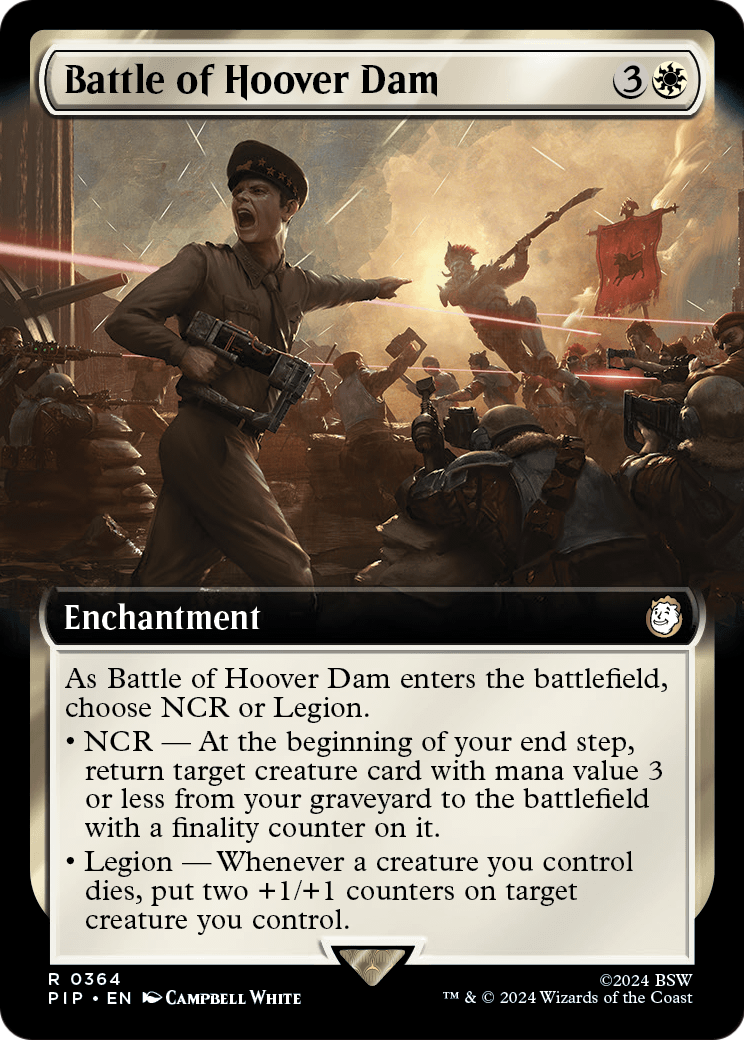 Battle of Hoover Dam (Extended Art) [Fallout] Foil