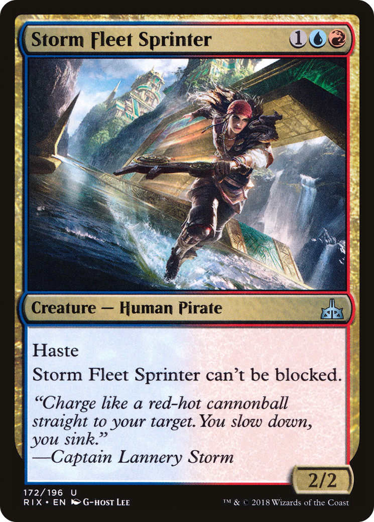 Storm Fleet Sprinter [Rivals of Ixalan] Foil