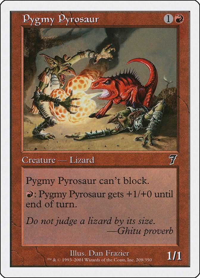 Pygmy Pyrosaur 208/350 (7th Edition) 