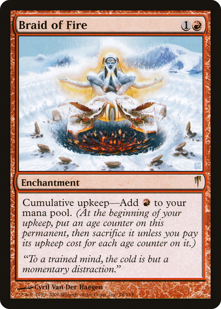 Braid of Fire [Coldsnap] Foil