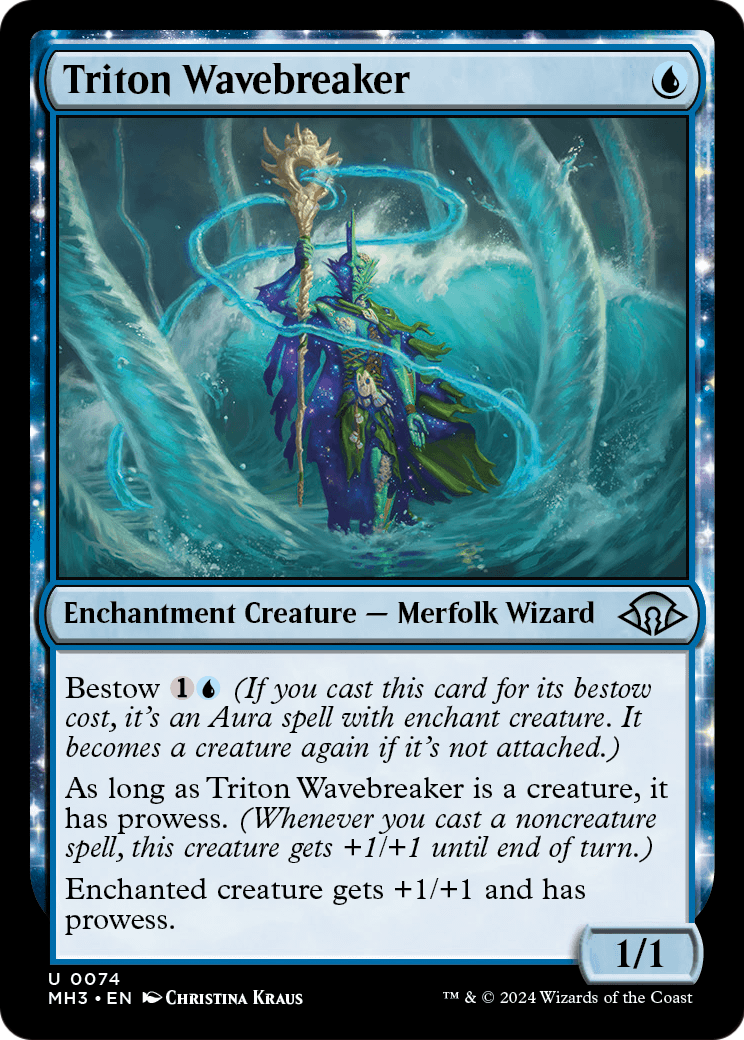 Triton Wavebreaker [Modern Horizons 3] Foil