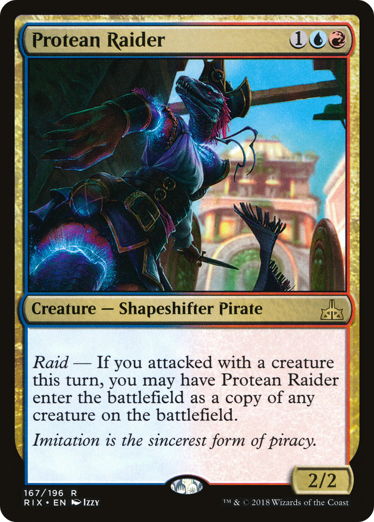 Protean Raider [Rivals of Ixalan] Foil