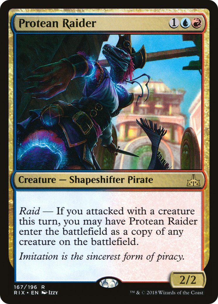 Protean Raider [Rivals of Ixalan] Foil