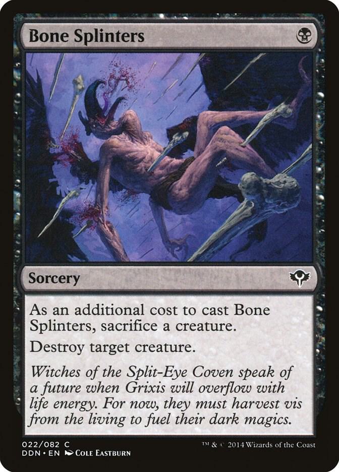 Bone Splinters 22/82 (Duel Decks: Speed vs. Cunning) 