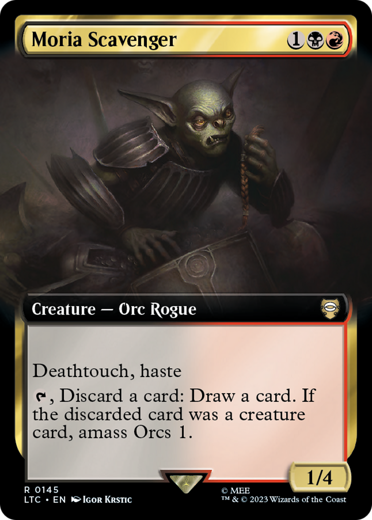 Moria Scavenger (Extended Art) [The Lord of the Rings: Tales of Middle-Earth Commander] Foil