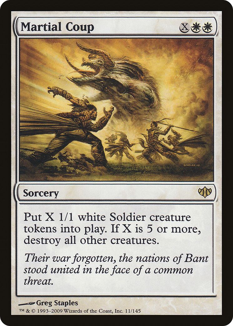 Martial Coup [Conflux] Foil