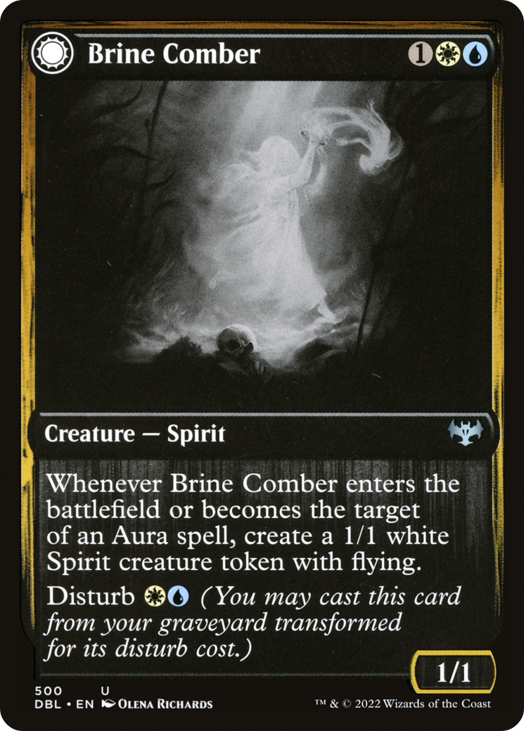 Brine Comber // Brinebound Gift [Innistrad: Double Feature] Foil