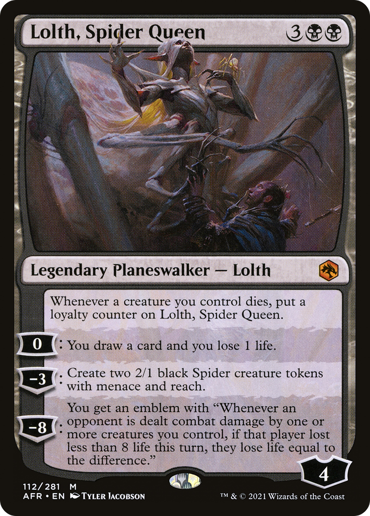 Lolth, Spider Queen [Dungeons & Dragons: Adventures in the Forgotten Realms] Foil