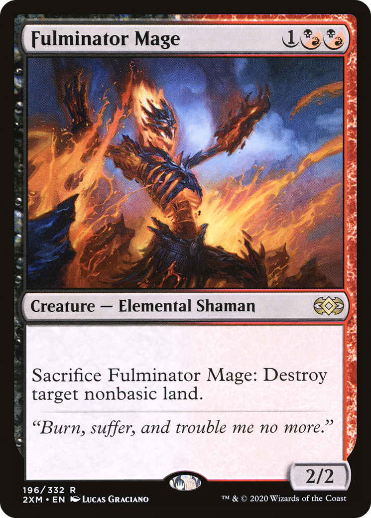 Fulminator Mage [Double Masters] Foil