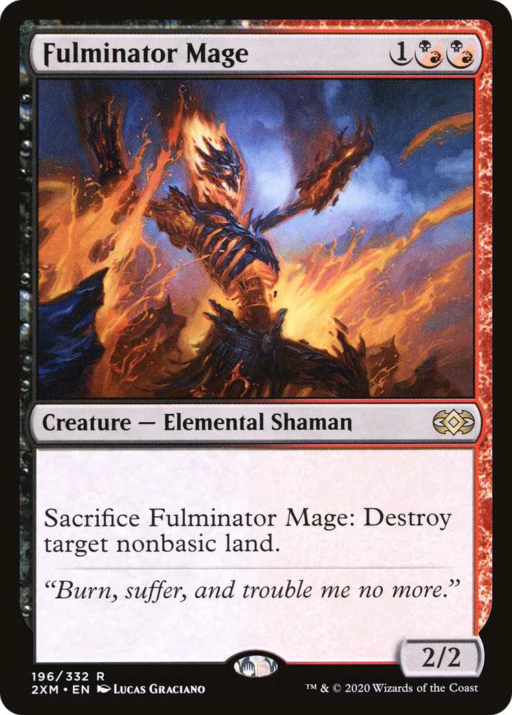 Fulminator Mage [Double Masters] Foil
