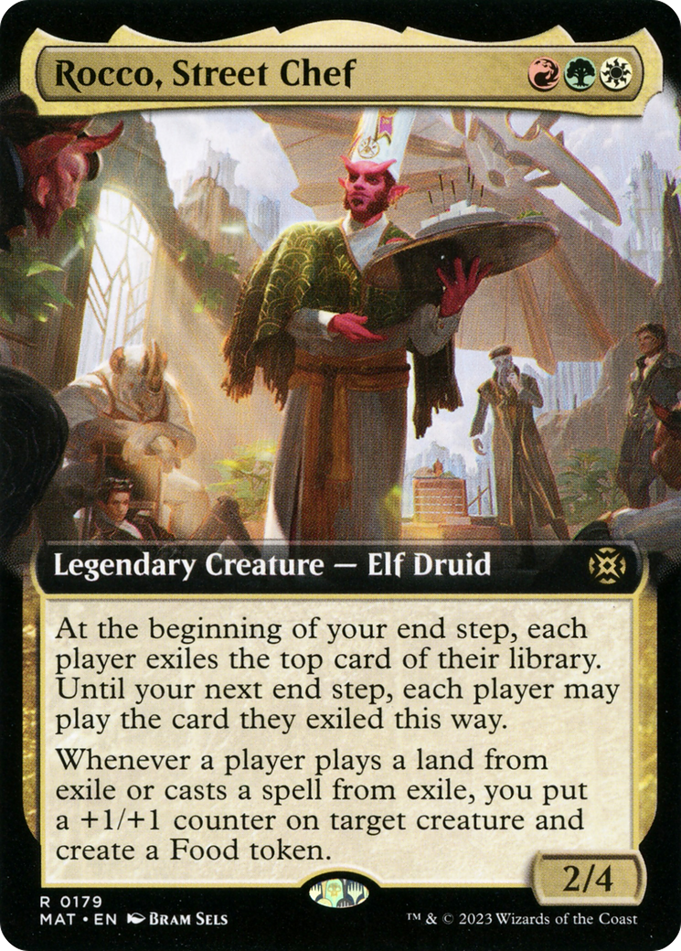Rocco, Street Chef (Extended Art) [March of the Machine: The Aftermath] Foil