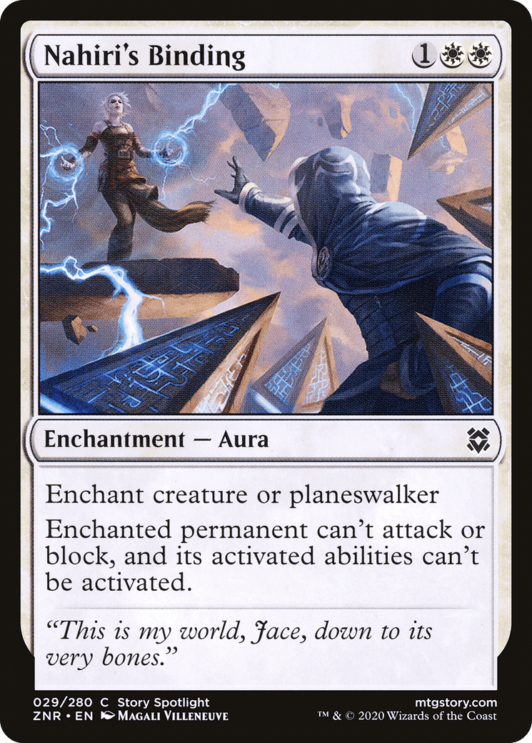 Nahiri's Binding [Zendikar Rising] Foil