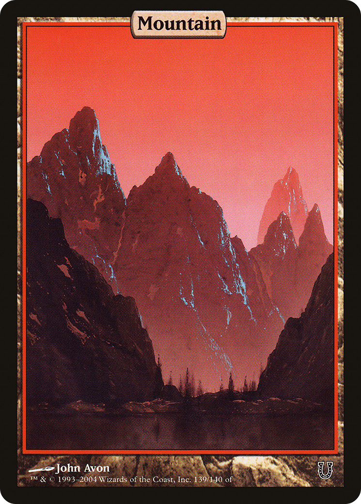 Mountain (139) [Unhinged] Foil