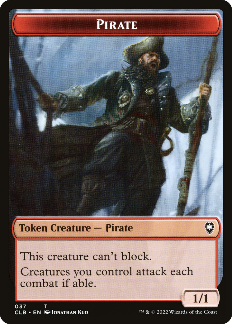 Pirate (TCLB-037) - Battle for Baldur's Gate Tokens
