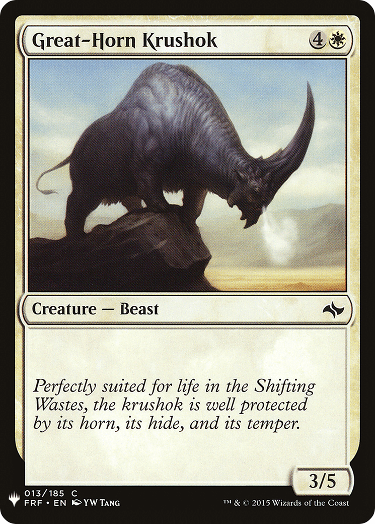 Great-Horn Krushok |  (FRF-13) [The List]