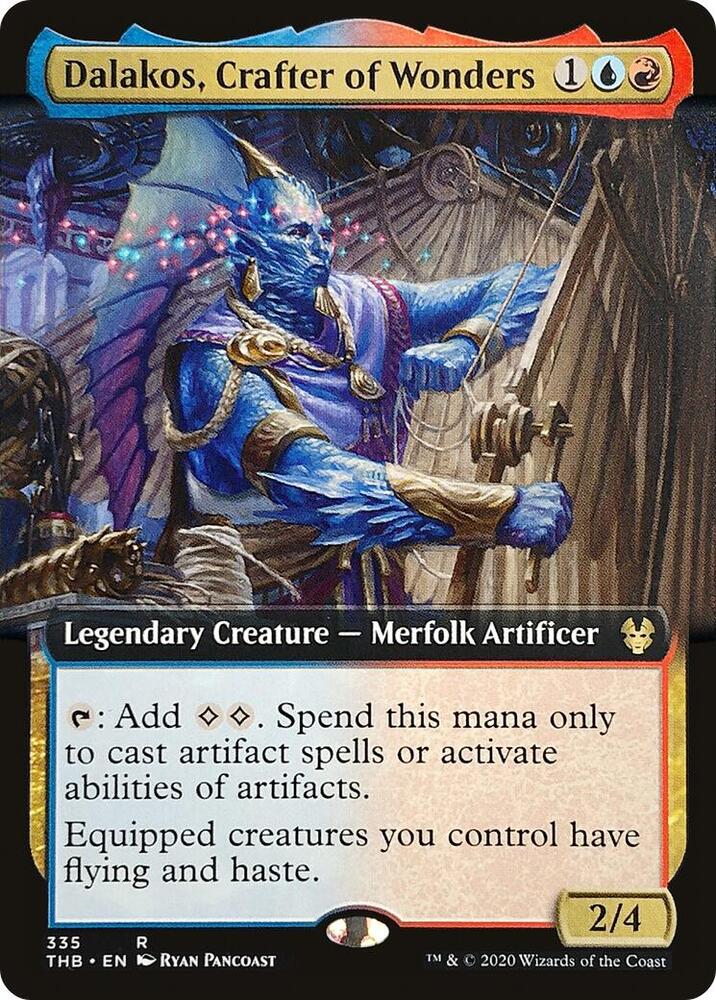 Dalakos, Crafter of Wonders 335 (Theros Beyond Death)  - Extended Art Foil