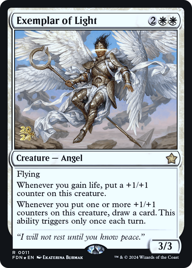 Exemplar of Light (-011) - Prerelease Cards