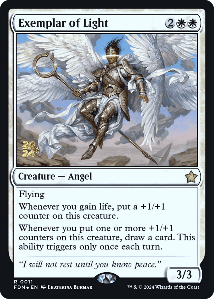 Exemplar of Light (-011) - Prerelease Cards