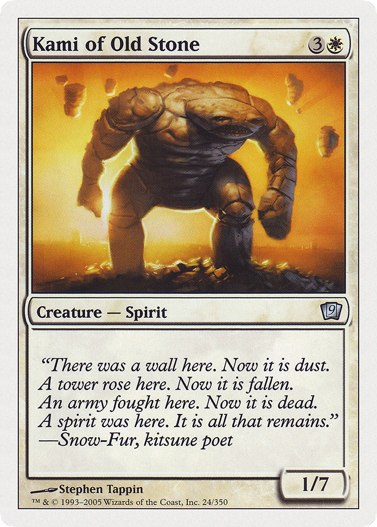 Kami of Old Stone [Ninth Edition] Foil