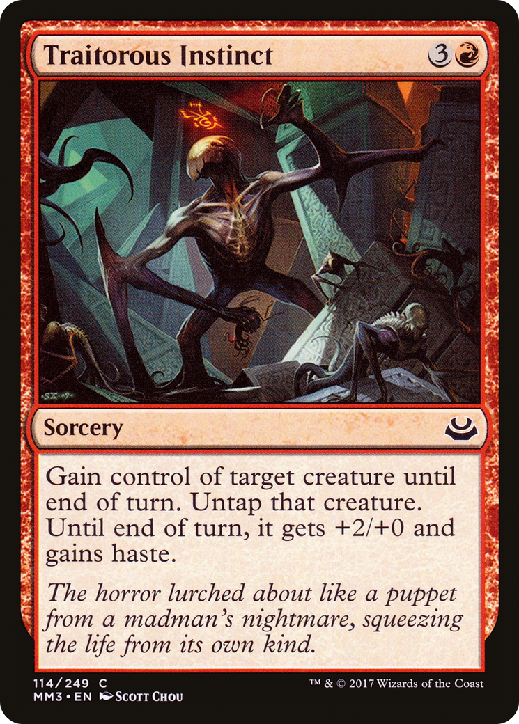 Traitorous Instinct [Modern Masters 2017] Foil
