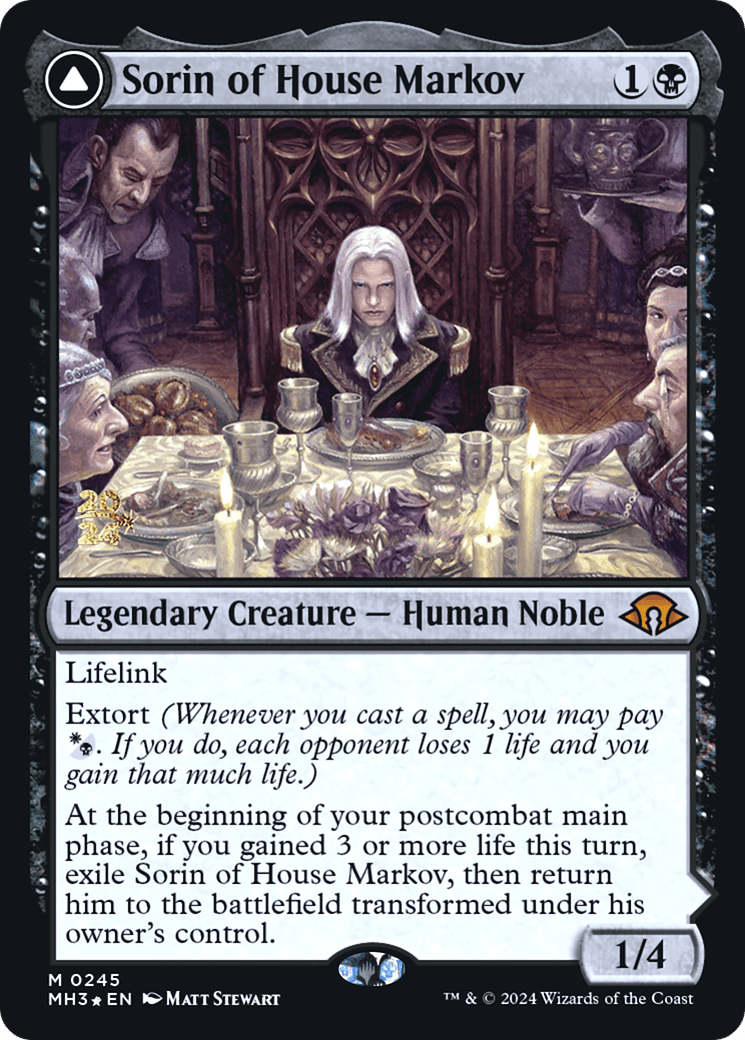 Sorin of House Markov [Modern Horizons 3 Prerelease Promos]