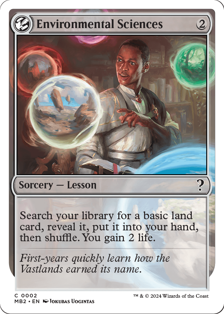 Environmental Sciences (White Border) [Mystery Booster 2]