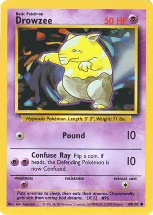 Drowzee 049/102 - Base Set