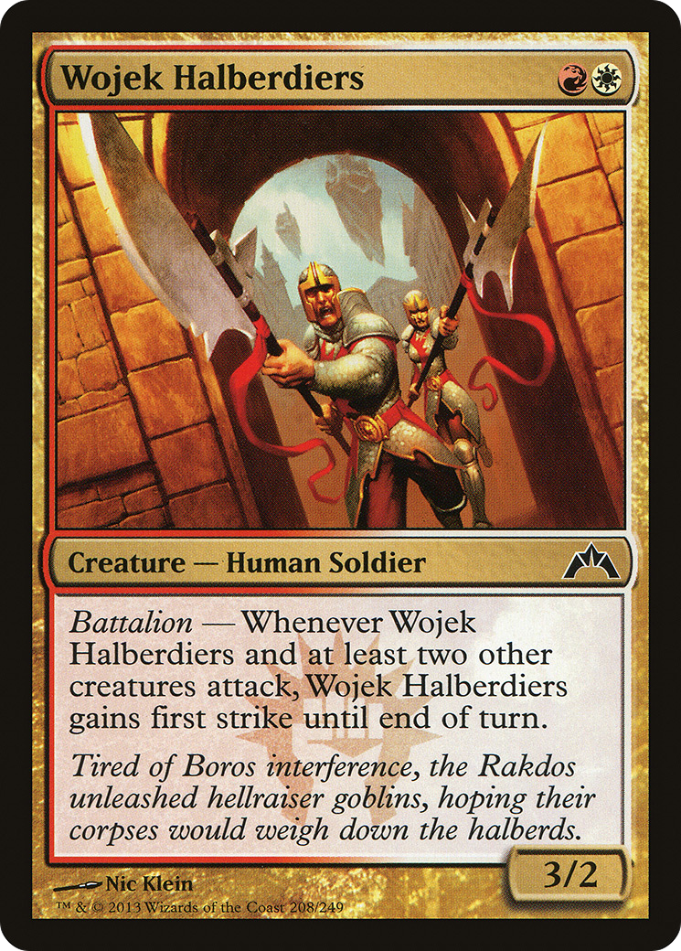 Wojek Halberdiers [Gatecrash] Foil