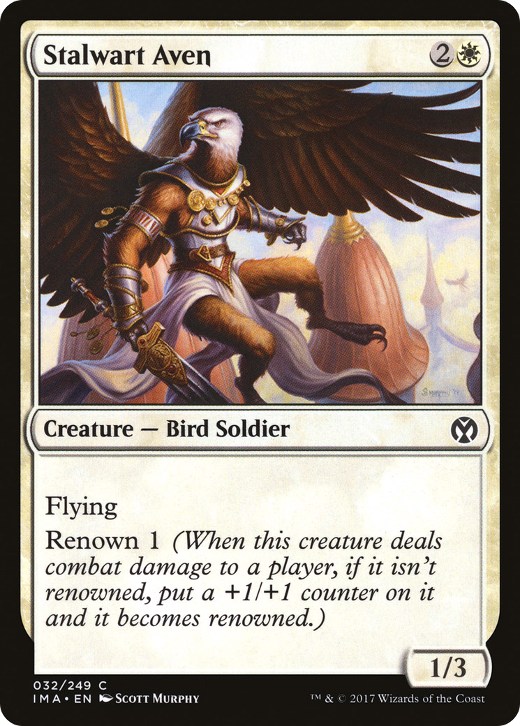 Stalwart Aven [Iconic Masters] Foil