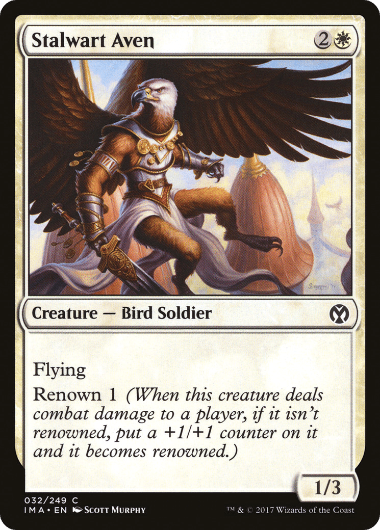 Stalwart Aven [Iconic Masters] Foil