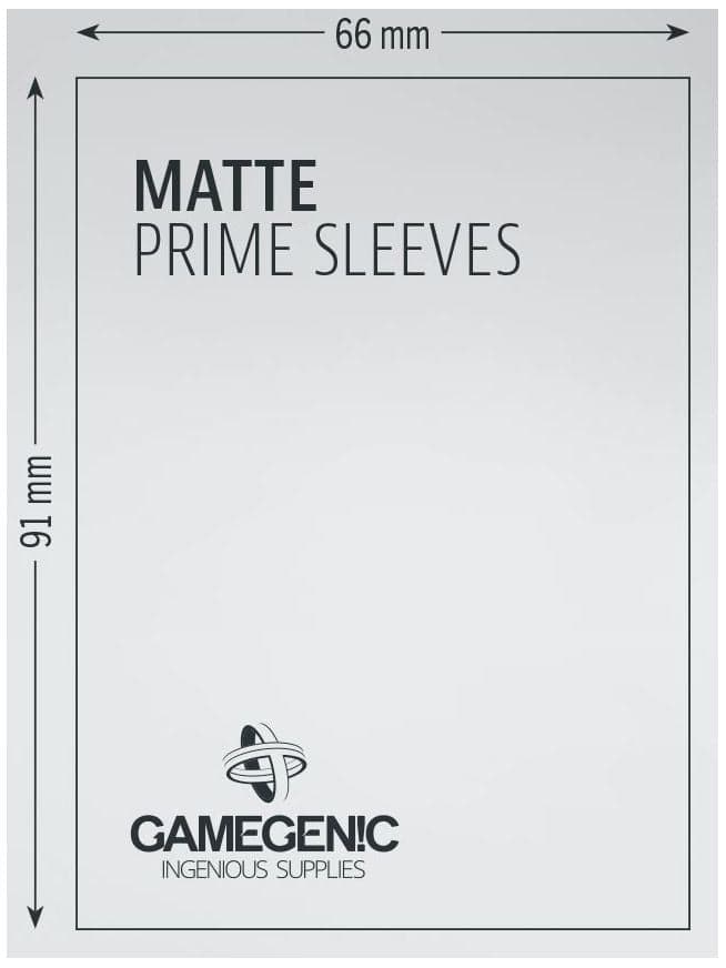 Gamegenic | Matte Prime Card Sleeves | Orange (66 x 91mm) - 100ct