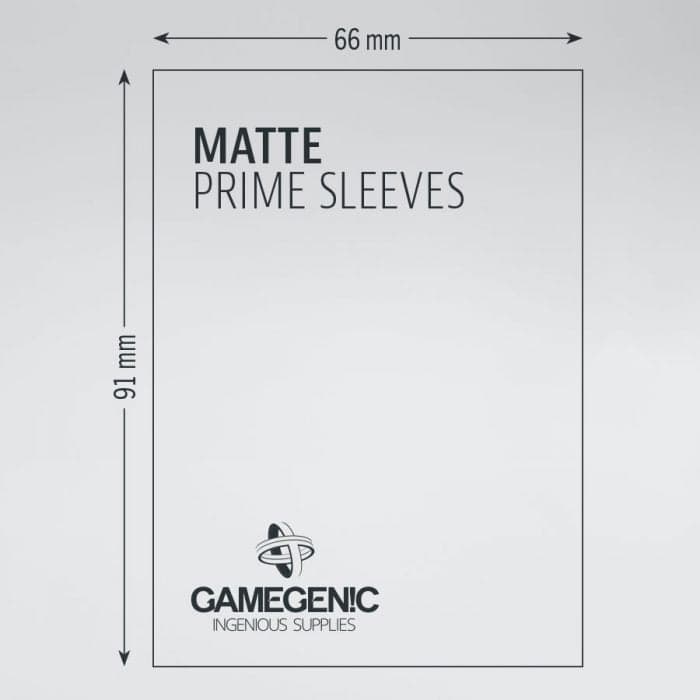 Gamegenic | Double Sleeving Pack | Inner & Black Matte | Standard Size (64x89mm/66x91mm) - 2x 100ct (Copy)