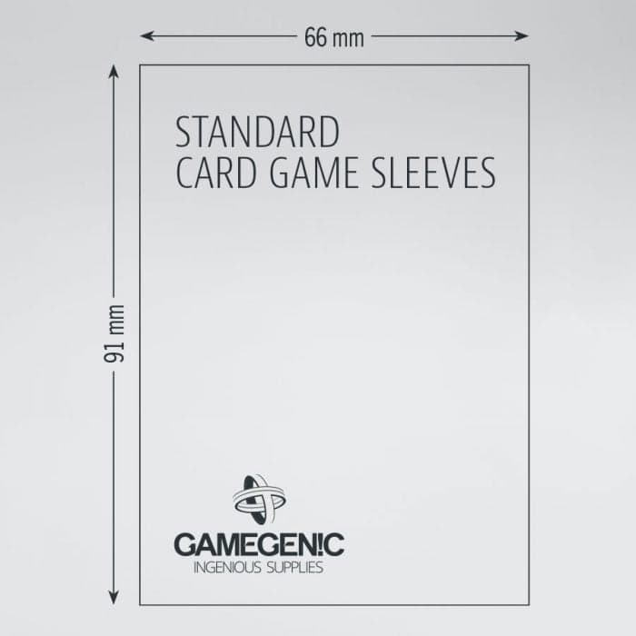 Gamegenic | Board Game Sleeves | Matte | Standard Size (66 x 91mm) - Value Pack 200ct